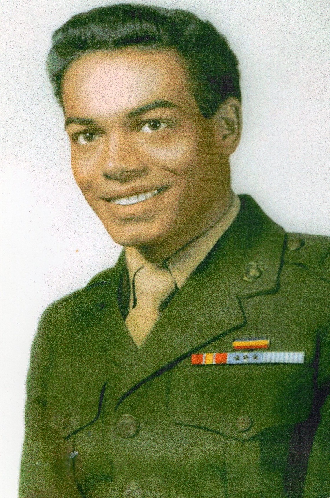 Dad in His Marine Uniform
